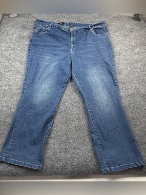 Ellos Plus Size Stretch Bootcut Jeans Size 28 Mid-Rise